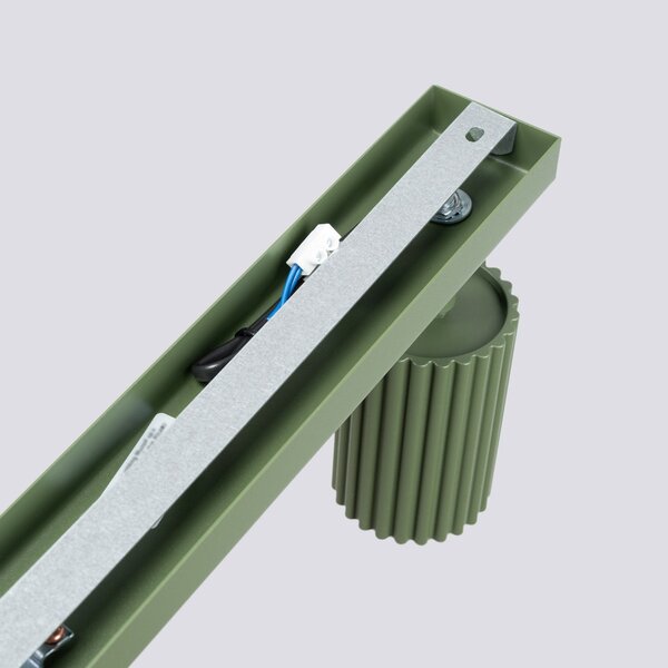 Plafoniera da soffitto 4xGU10 in Alluminio KARBON 4L