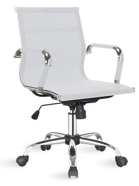 Sedia Direzionale da Ufficio 54x61x99 cm Bianco