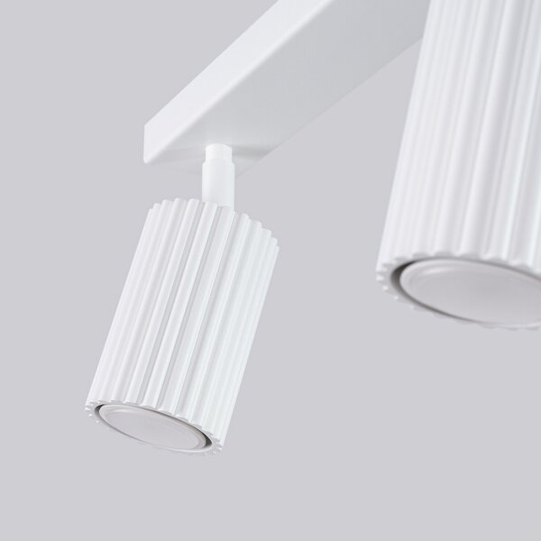 Plafoniera da soffitto 4xGU10 in Alluminio KARBON 4L