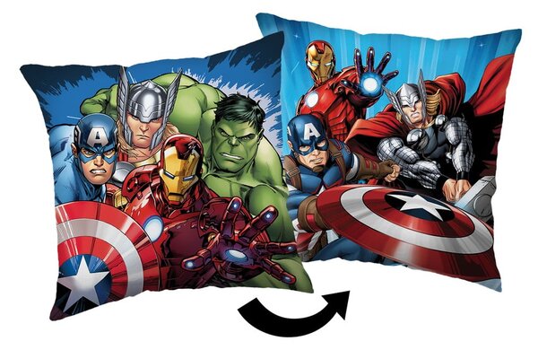 Cuscino per bambini in vello 40x40 cm Avengers "Heroes" – Jerry Fabrics
