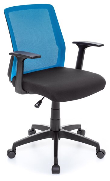 Sedia da Ufficio Operativa in Tessuto Blu