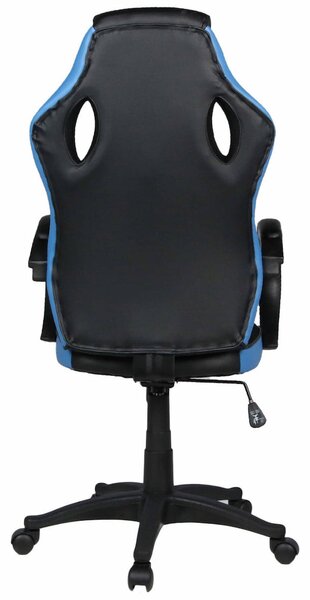 Sedia Gaming 59x120 cm in Similpelle Blu