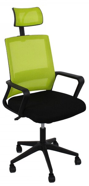 Set 2 Sedie da Ufficio Direzionale 58x126x50 cm in PU Lime