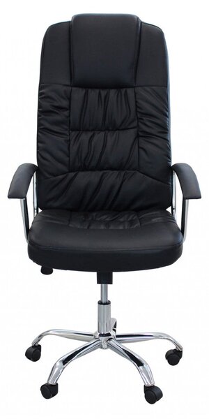 Poltrona da Ufficio Gracie 60x64x117/127 h cm in Poliuretano Nero
