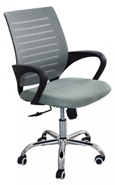 Poltrona da Ufficio Melody 56x58x94/104 h cm in Poliuretano Nero