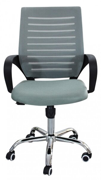 Poltrona da Ufficio Melody 56x58x94/104 h cm in Poliuretano Nero