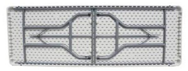 Tavolo Catering 180x75x74 h cm in Acciaio Bianco
