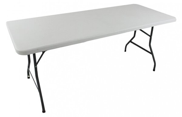 Tavolo Catering 180x75x74 h cm in Acciaio Bianco