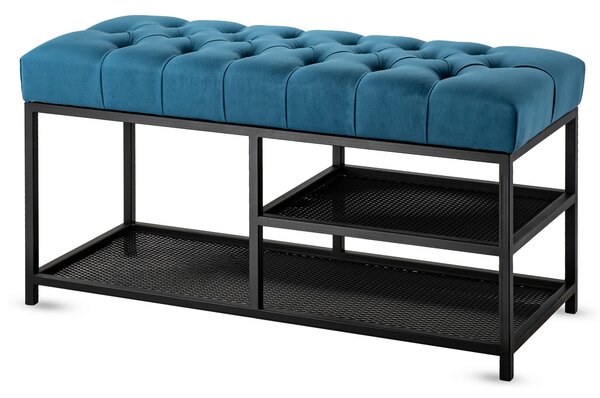 Panca industriale trapuntata per il corridoio SHELF'Y LOREN – LOFT