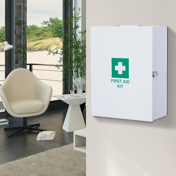 Armadietto Medicinali Cassetta Pronto Soccorso 35x18.2x46 cm