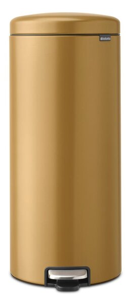 Cestino per la spazzatura dorato in acciaio con pedale 30 l NewIcon – Brabantia