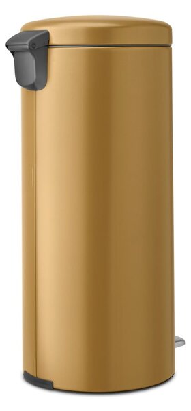 Cestino per la spazzatura dorato in acciaio con pedale 30 l NewIcon – Brabantia