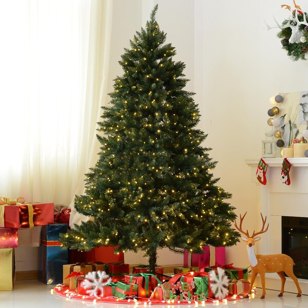 Albero di Natale Artificiale 210 cm 700 Luci LED Verde