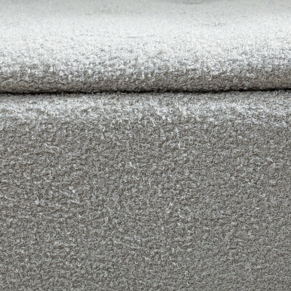 HOMCOM Panca Contenitore Pieghevole Capacità 47 L 95x38x45 cm Rivestito in Peluche Piede del Letto per Soggiorno Camera da Letto Grigio | Aosom Italy