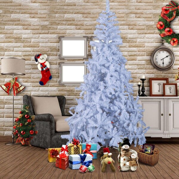 Albero di Natale Artificiale 210 cm 1230 Rami Bianco