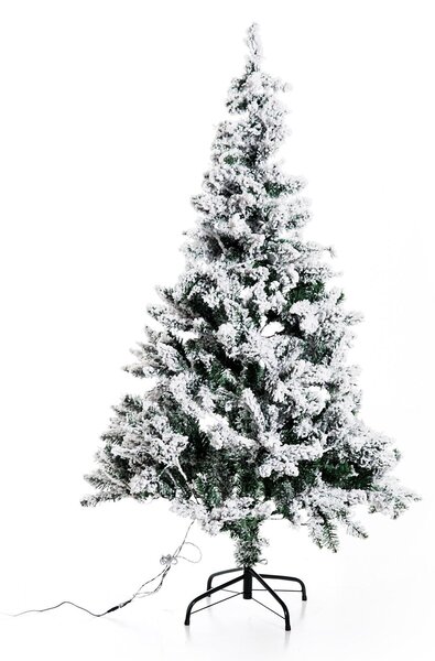 Albero di Natale Artificiale 150 cm con LED Verde