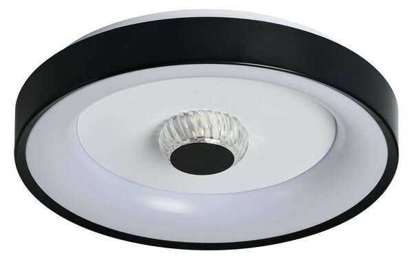 Searchlight Plafoniera soffitto Polka, dimmerabile, Nero, Soggiorno / Sala da pranzo, Metallo, Moderno, Plafoniera