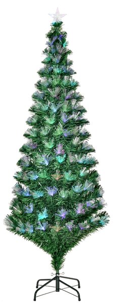 Albero di Natale Artificiale 180 cm in Fibra Ottica Foltissimo 230 LED