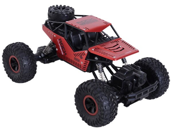 Monster Truck Radiocomandato Scala 1:16 Rosso in ABS e Metallo Velocità Massima 20 km/h