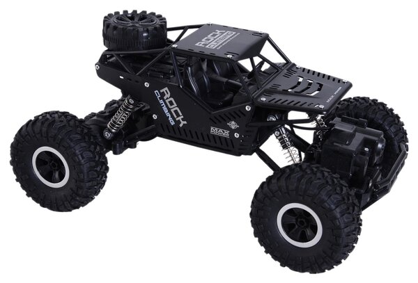 Monster Truck Radiocomandato Scala 1:16 Nero in ABS e Metallo Velocità Massima 20 km/h