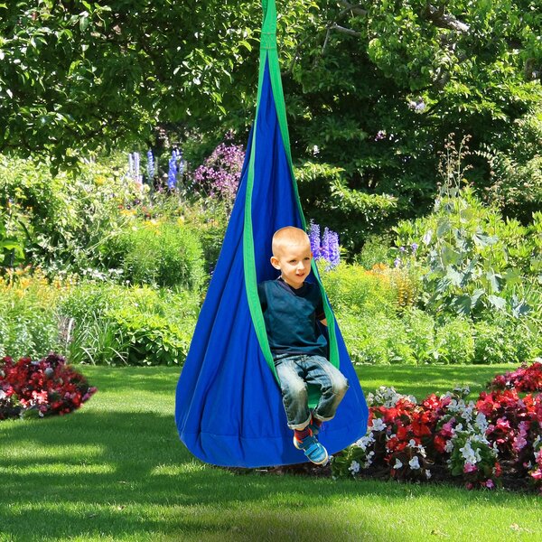 Amaca Altalena con Cuscino per Bambini Interno Esterno 70x150 cm