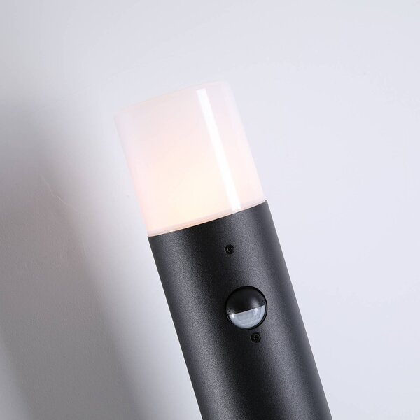 Searchlight Lampione Cannes, altezza 80 cm, nero, metallo, con sensore Cannes, Nero, Alluminio, Moderno