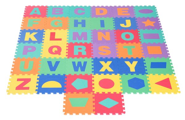Tappeto Puzzle da Gioco per Bambini 38 Tessere 31x31 cm
