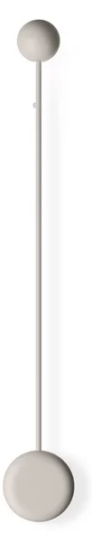 Vibia Applique da parete a LED Pin, Crema / Ambra, Soggiorno / Sala da pranzo, Alluminio, Moderno, Applique a LED