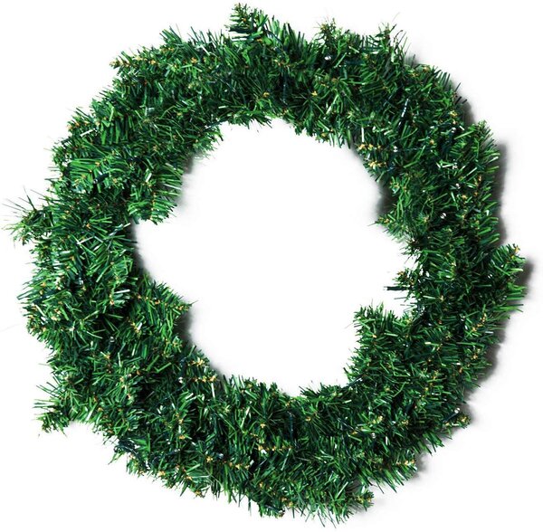 Ghirlanda di Natale Decorativa con 50 Luci Led Ø55 cm