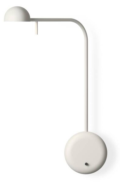 Vibia Applique da parete a LED Pin, Bianco / Opale, Camera da letto, Alluminio, Moderno, Applique a LED