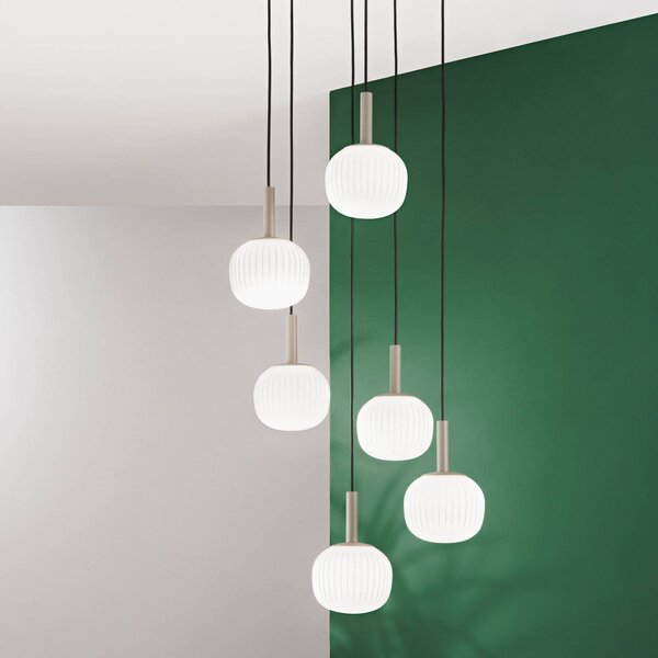 Luce Ambiente Design Lampada a sospensione Eris, dimmerabile, Marrone / Ruggine, Soggiorno / Sala da pranzo, Alluminio, Moderno, Lampada a sospensione