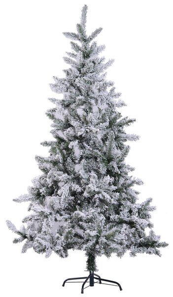 Albero di Natale Artificiale Innevato 180 cm 472 Punte Verde