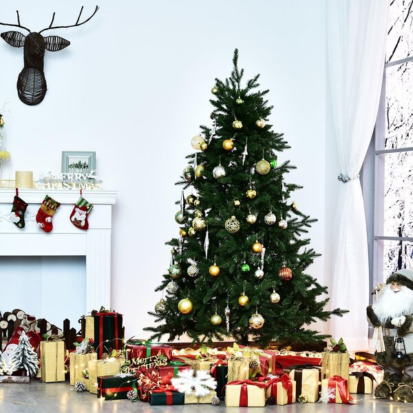 Albero di Natale Artificiale 180 cm 180 Rami Verde