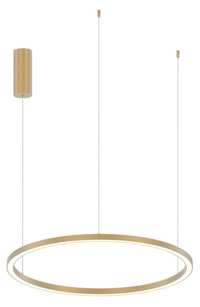 Luce Ambiente Design Lampada a sospensione Hoop, Ottone / Oro, Soggiorno / Sala da pranzo, Alluminio, Moderno, Lampada a sospensione