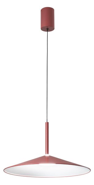 Luce Ambiente Design Lampada a sospensione Khan, Rosso, Soggiorno / Sala da pranzo, Metallo, Moderno, Lampada a sospensione