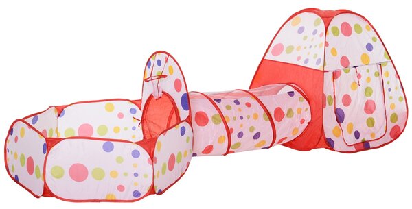 Tunnel 3 in 1 Gioco per Bambini 290x120x90 cm