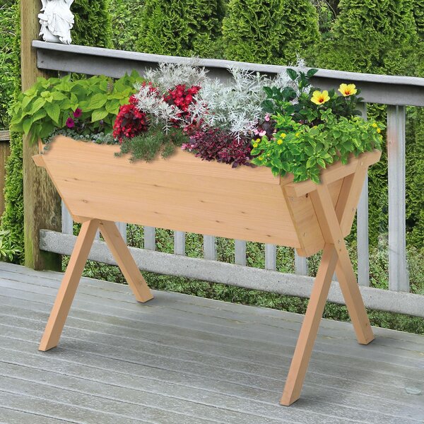 Fioriera Aiuola Rialzata per Piante 100x70x80 cm in Legno