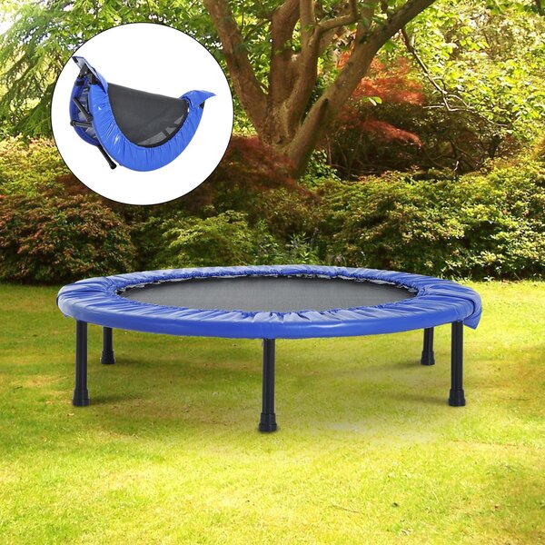 Trampolino Elastico Fitness 32 Molle in PP PVC Ø101.5x22.5 cm