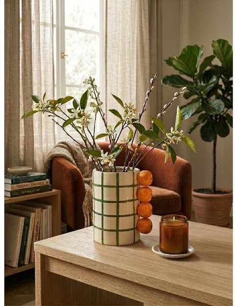 Vaso in ceramica (altezza totale 20 cm) Zeyra – Yes Everyday