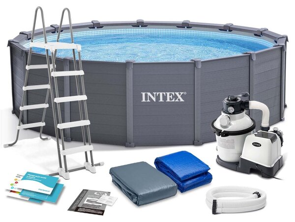 Piscina a pannelli INTEX 478x123 con pompa 26384NP 13860