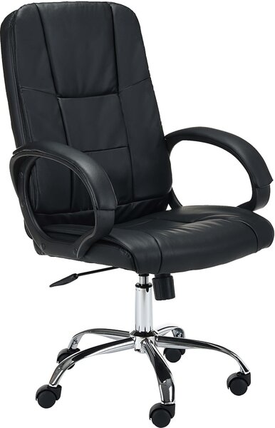AKORD OCF30 sedia da ufficio con bracciolo girevole in nero