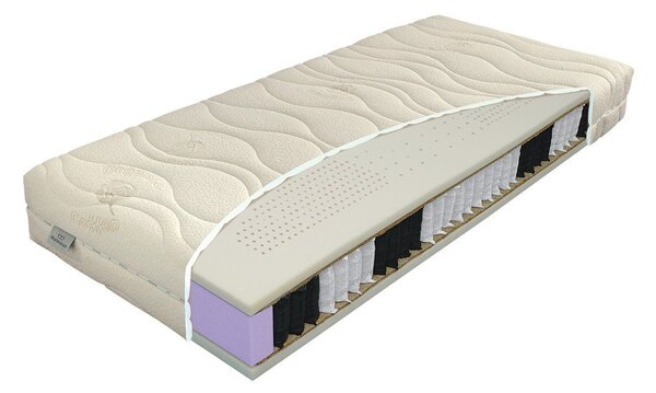 Materasso a molle dure double-face 120x200 cm Natura Hydrolatex - Materasso