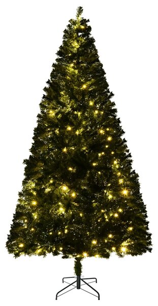 Albero di Natale Artificiale 210 cm 960 Rami 300 LED Pino Verde