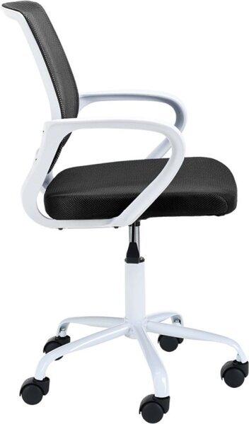 Akord Poltrona Girevole Bianco/Nero 46X47X85 Cm