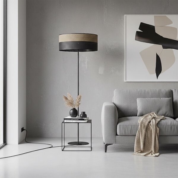 Lampada da terra KARBON 1xE27/15W/230V nero/marrone