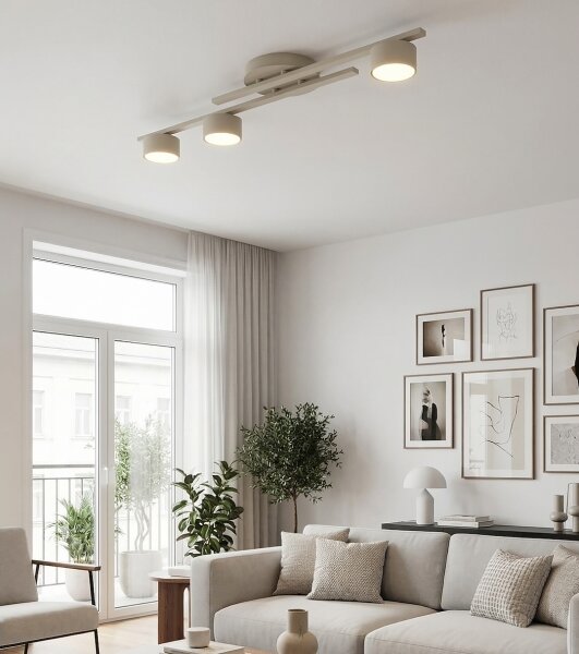 Plafoniera FRAGMENT 3xGX53/12W/230V beige