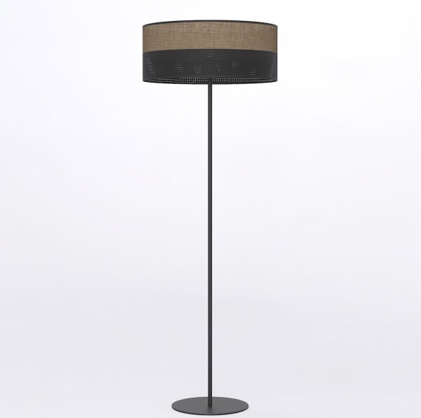 Lampada da terra KARBON 1xE27/15W/230V nero/marrone