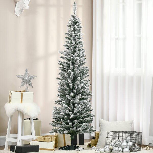 Albero di Natale Artificiale Innevato 180 cm 390 Rami Pino Verde