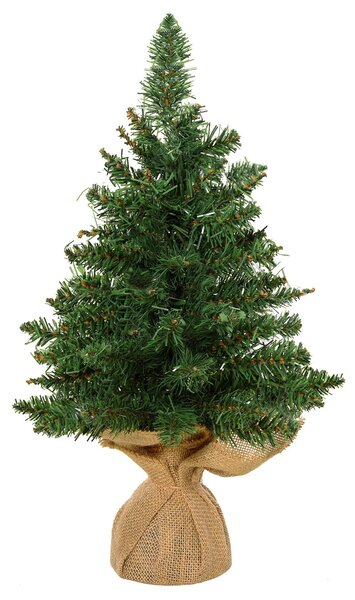 Mini Albero di Natale Artificiale 45 cm 50 Rami Pino Verde