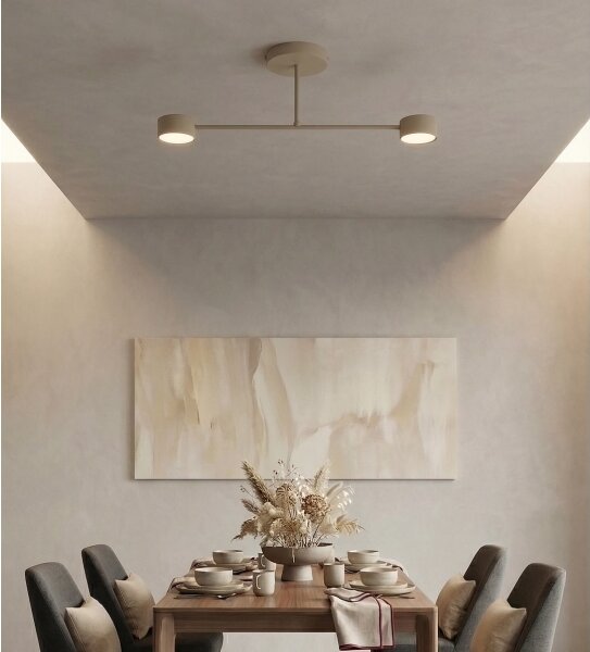 Plafoniera HALO 2xGX53/10W/230V beige